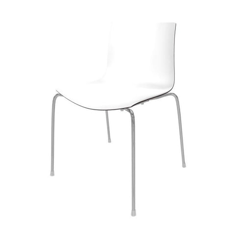 Catifa 46 0251 Chair Bicolored Frame Chrome